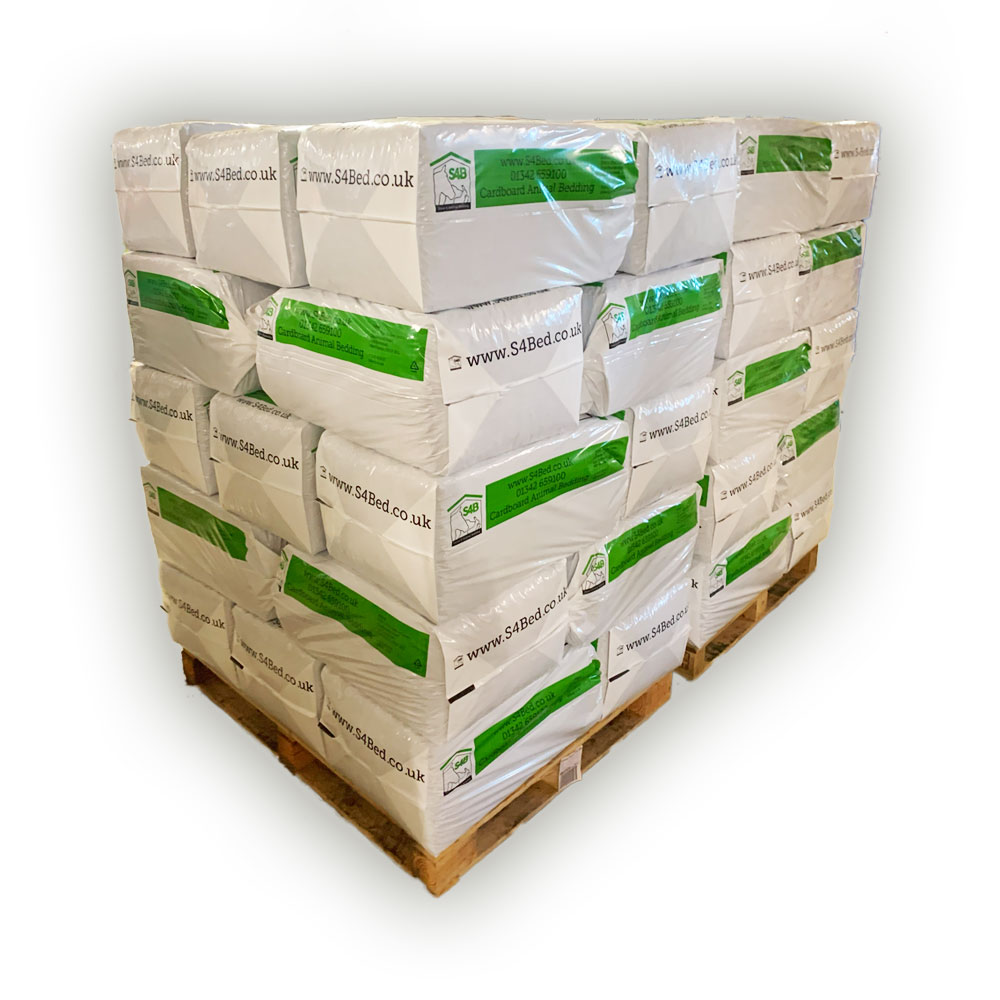 50 Bales – Recycled Cardboard Animal Bedding (20KG per Bale)
